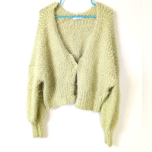 Louna Green Cardigan - Picture 3 of 6